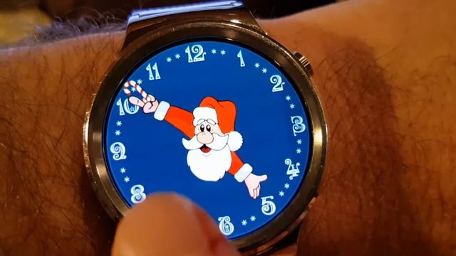 Free Christmas watch face for Android Wear смотреть онлайн