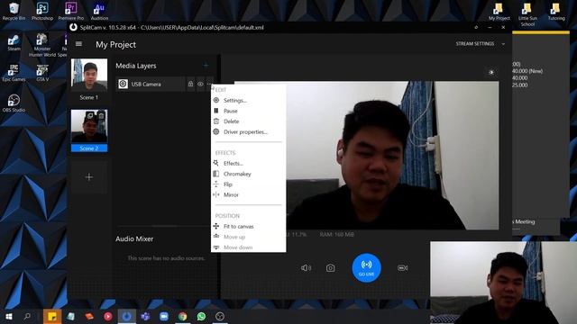 Webcam Laptop Jadi Bagus dan Terang Tanpa Biaya / GRATIS | Splitcam | Webcam Software смотреть онлайн