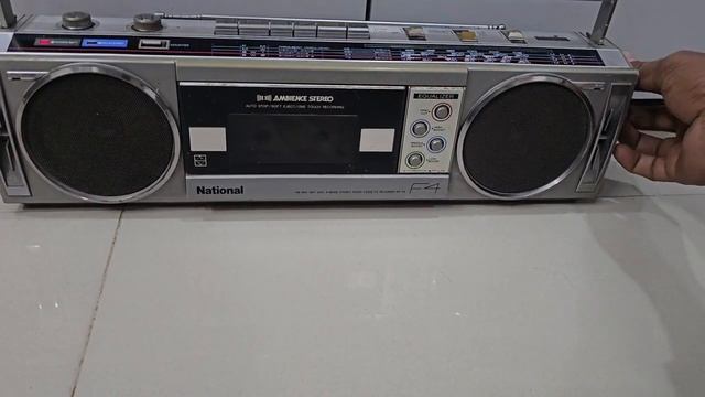 #National Equalizer fm/mw/sw/sw2 4-band stereo radio cassette recorder Rx-F4 MO 90233 21435 смотреть онлайн