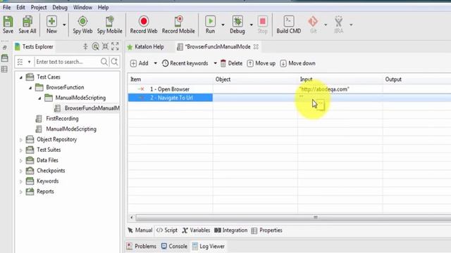 Handling browsers in Katalon Studio in Manual Mode смотреть онлайн