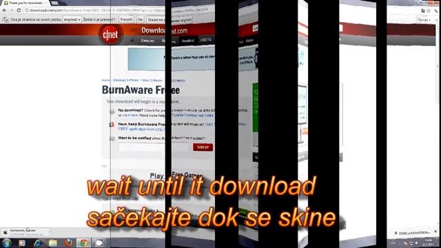 How to download burning software/Kako skinuti program za prženje смотреть онлайн