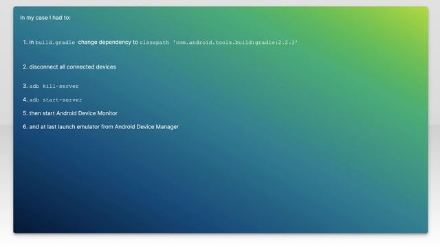 Android device monitor emulator 5554 - offline смотреть онлайн