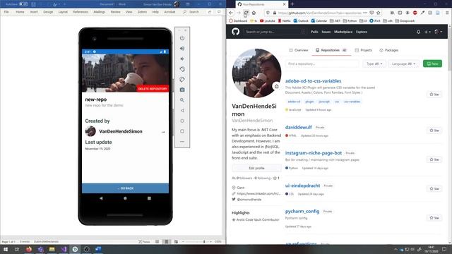 Demo Xamarin.Forms App and Github REST API смотреть онлайн