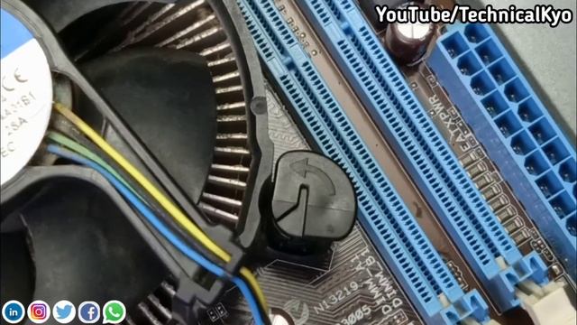 How to remove CPU Fan | How to remove CPU Fan from Motherboard | How to remove CPU Cooler Fan смотреть онлайн