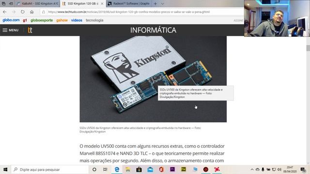 ACER ASPIRE A515 41G 1480, SSD M2 SATA 3 ,O QUE FAZER E COMO CONFIGURAR PARA UM BOM DESEMPENHO? смотреть онлайн
