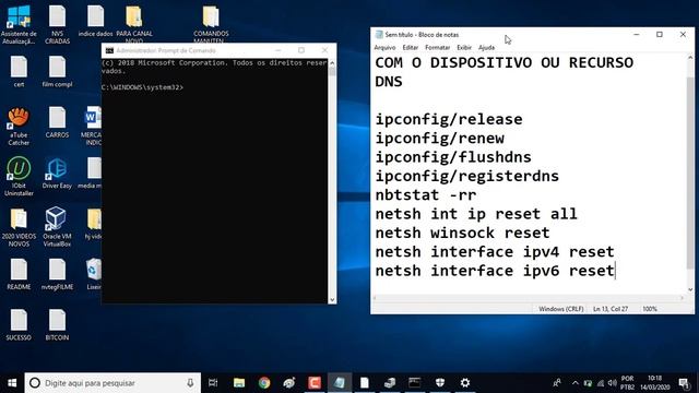 WINDOWS 10 NAO PODE SE COMUNICAR COM DNS ( SOLUÇÃO ) смотреть онлайн