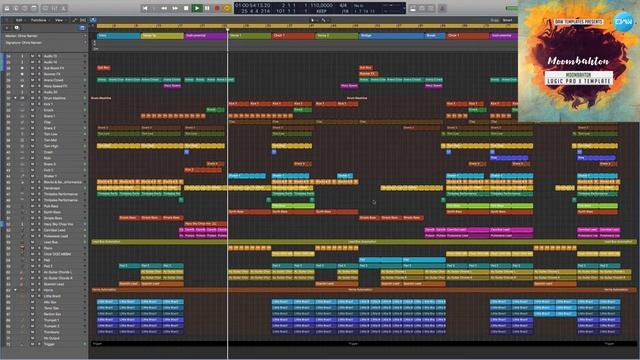 Moombahton Logic Pro X Template смотреть онлайн