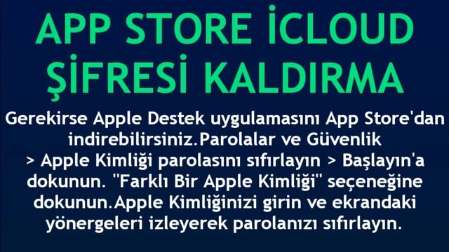 App Store İcloud Şifresi Kaldırma смотреть онлайн