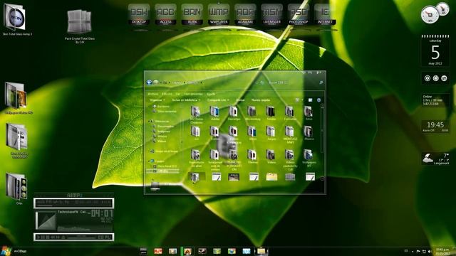 Pack Windows 7 Theme Crystal Total Glass (Transparencia Total) смотреть онлайн