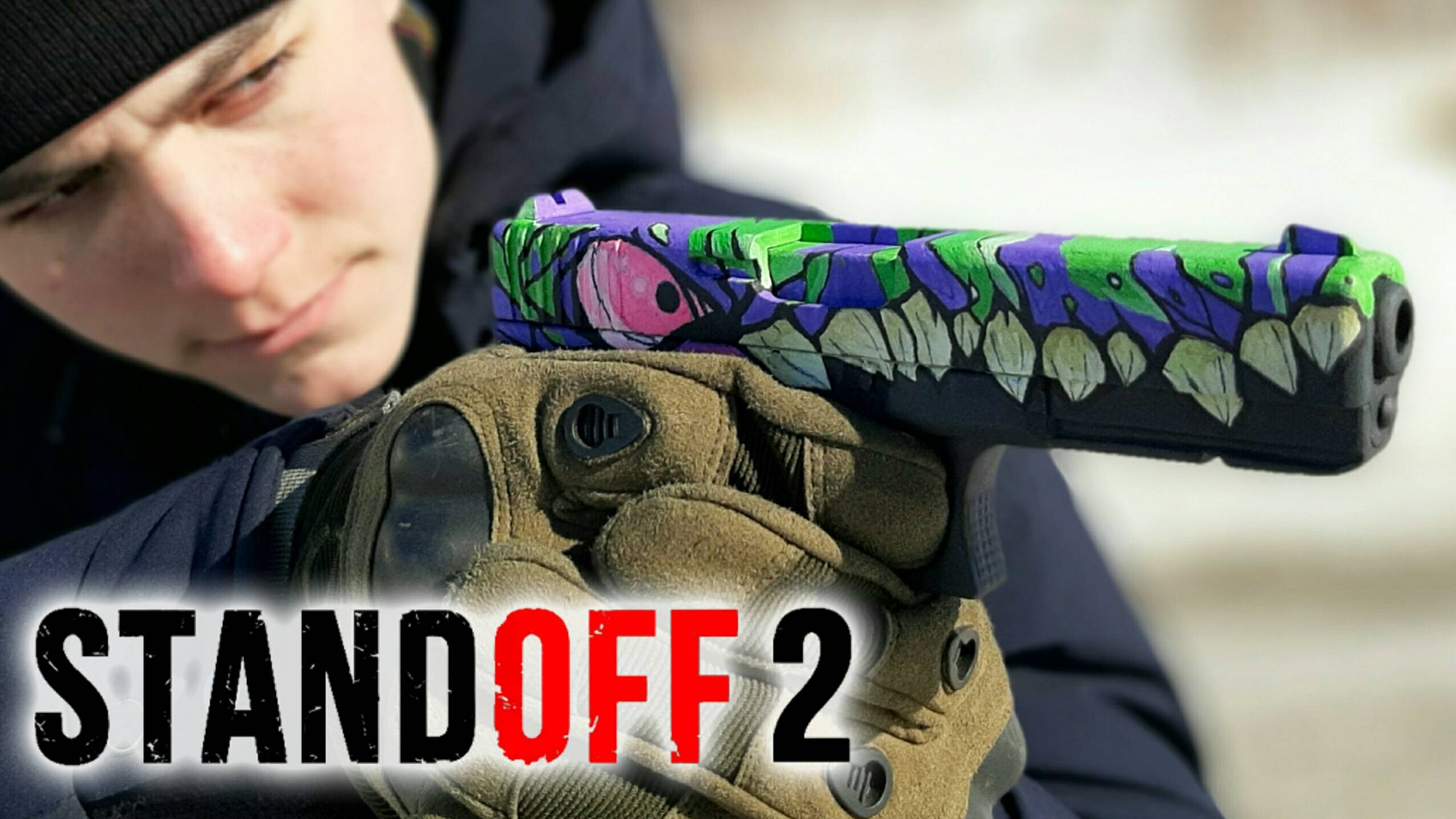 Pistol Glock-22 (G22) skin Monster from Standoff 2 смотреть онлайн
