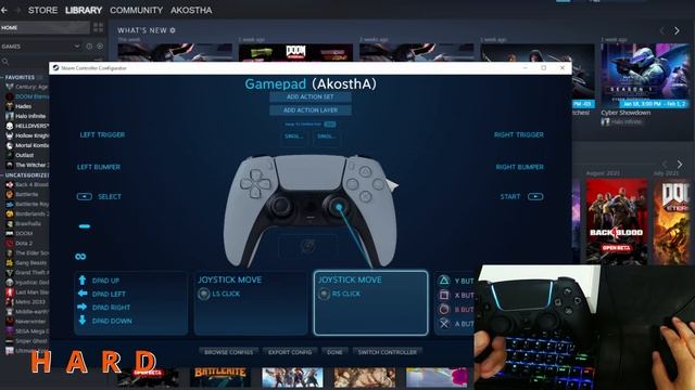 Configurando controle PS5 (DualSense) no PC смотреть онлайн