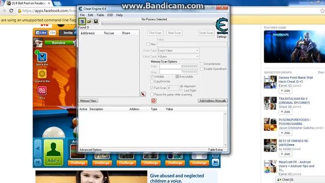 8 BallPool Cheat coin using cheat engine 6.4 смотреть онлайн