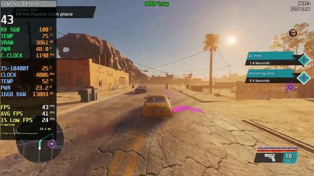 RX 560 4GB | Saints Row | 1080P, 900P, 720P | Low смотреть онлайн