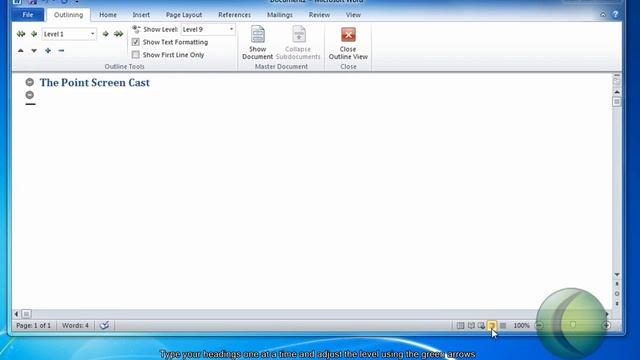 How To Create an Outline in Microsoft Word смотреть онлайн