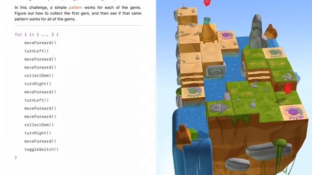 Swift Playground (Loop Jumper) | Learn to Code 1 (For Loops) смотреть онлайн
