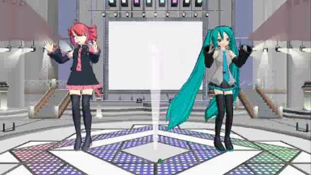 Teto Kasane and Hatsune Miku - Bad Apple [MMD] смотреть онлайн