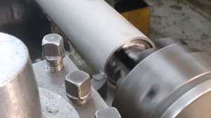 Торцуем трубы на токарном станке