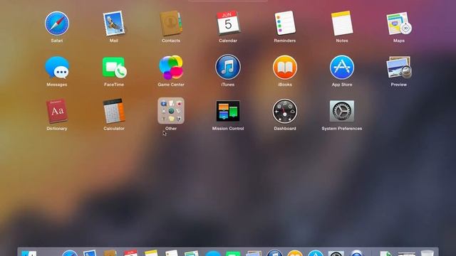 Mac OS X 10.10 Launchpad effect смотреть онлайн