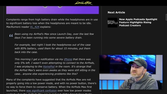 AirPods Max Users Reporting Severe Battery Drain... смотреть онлайн