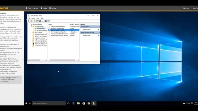 8.1.14 Configure Account Password Policies смотреть онлайн