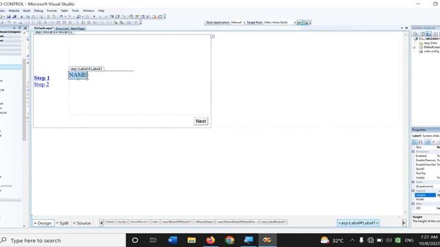 WIZARD CONTROL IN MICROSOFT VISUAL STUDIO 2008 смотреть онлайн