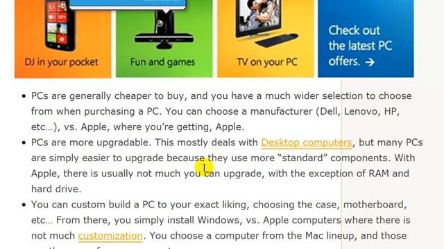 Mac vs. PC Pros and Cons List смотреть онлайн