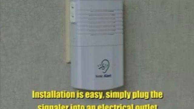 Sonic Alert DB100 Wireless Doorbell Signaler Transmitter- RehabMart.com смотреть онлайн