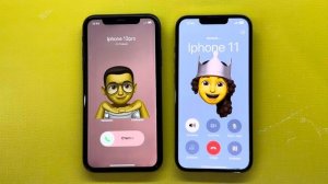 IPhone FaceTime  vs Incoming and Outgoing Call on 13 Pro vs 11