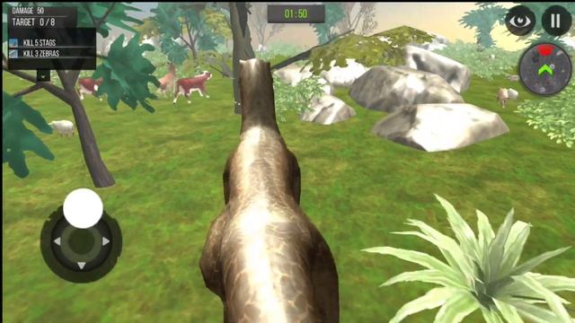Hungry Dinosaur Hunting Simulator Game 2020 - Android Gameplay смотреть онлайн