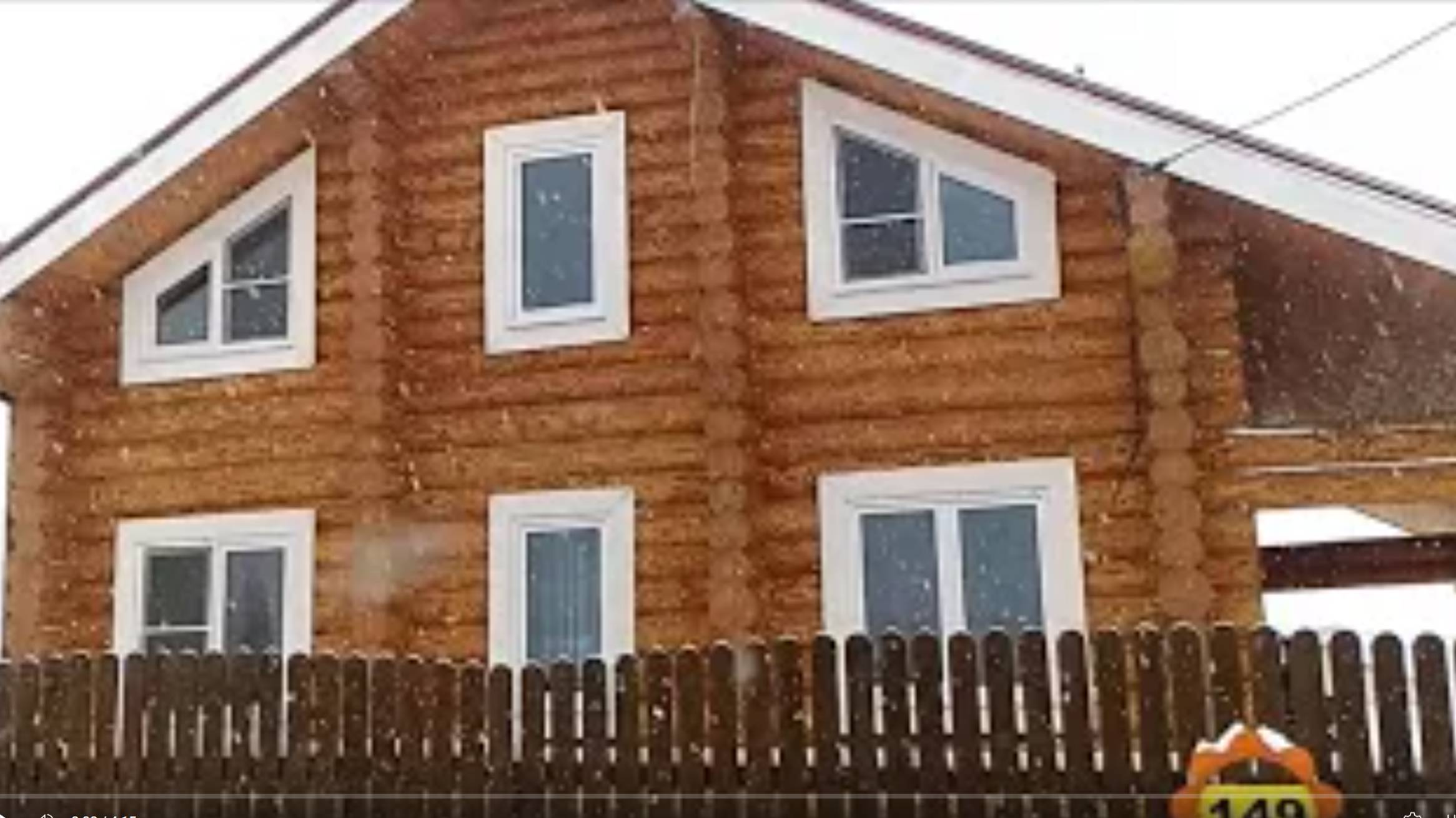 Красим деревянный дом краской которая НЕ ОБЛЕЗАЕТ. Масло для дерева для обработки бревна и бруса. смотреть онлайн