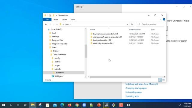 Completely Uninstall VS Code Extensions смотреть онлайн