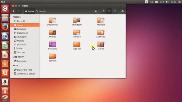 Linux ed io - Ubuntu 13.10 beta2, Diamo un'occhiata al desktop смотреть онлайн