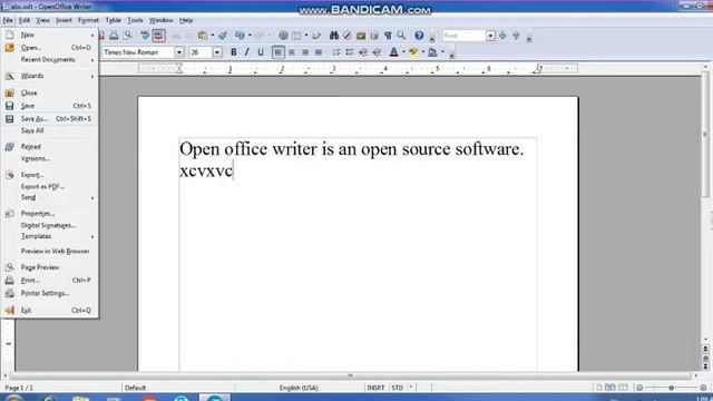 #filemenu #OpenOfficeWriter          Word Processing | Open Office Writer | Tutorial For Beginners