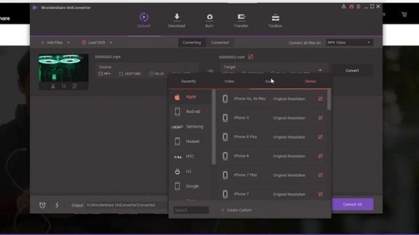 Wondershare Uniconverter Ultimate Video Converter Toolbox