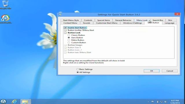 Quick Start Button - QuickStartButton.com - Windows 8 - Windows 8.1 смотреть онлайн