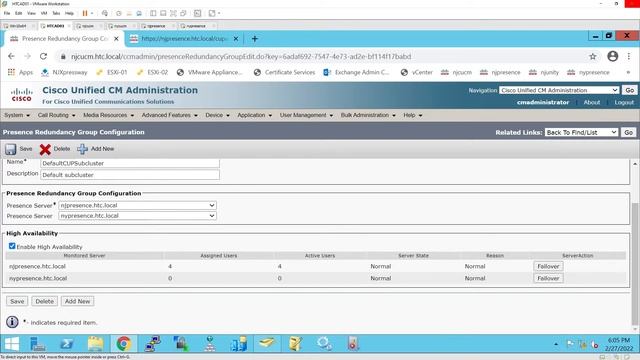 How to balance users | HA(High availability) - Cisco IM Presence HA смотреть онлайн