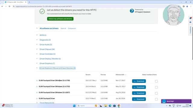 How to Install HP Elan Touchpad Driver On Windows 11/10 смотреть онлайн