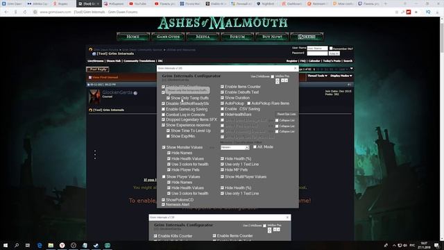 Grim Internals, модификация для Grim Dawn. Подробный обзор.