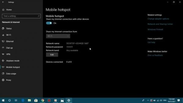 Hotspot not obtaining ip address from windows 10@MR.LEARNING WAY