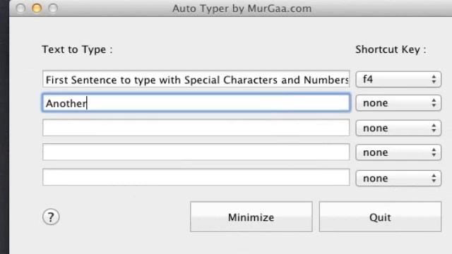 Mac Automatic Typing Software controlled with Shortcut смотреть онлайн