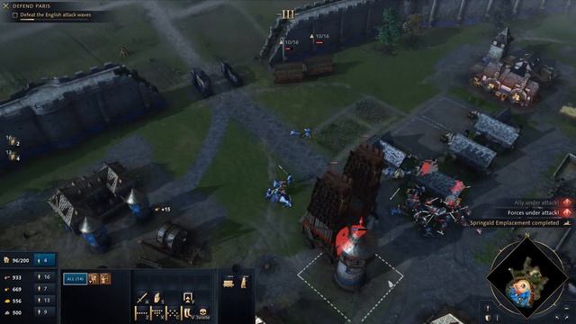 Age of Empires IV - The Hundred Years War Campaign: The Siege of Paris (Hard Difficulty) 2 смотреть онлайн