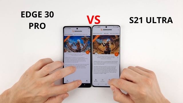 Motorola Edge 30 Pro vs S21 Ultra | SPEED TEST смотреть онлайн