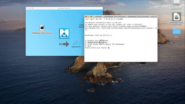 How to Disable Gatekeeper from Command Line in Mac OS X | Hướng dẫn tắt Gatekeeper trên HĐH Macbook смотреть онлайн