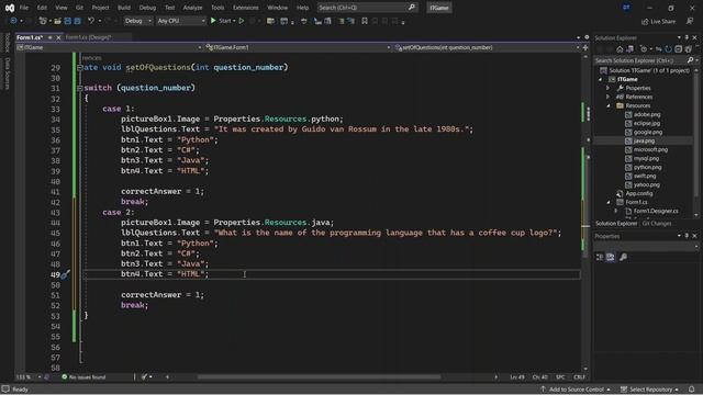 Creating a Simple Quiz with C# смотреть онлайн
