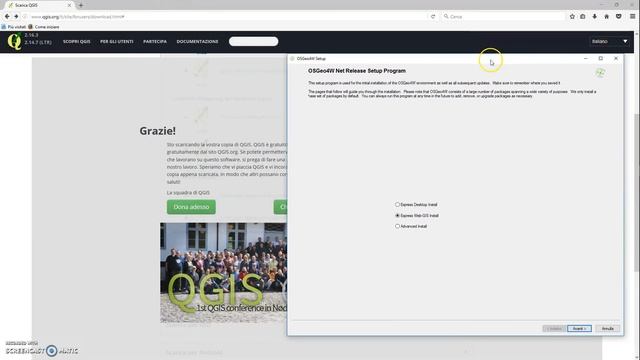 01 installare qgis part 03 - installare da Osgeo4W di Luca Mandolesi смотреть онлайн
