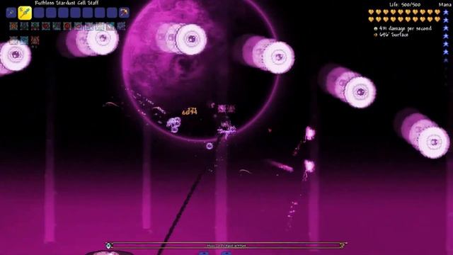 Terraria Eternity Mode - Moon Lord Nohit, but with Monoclass Summoner and no Mobility Accessories смотреть онлайн