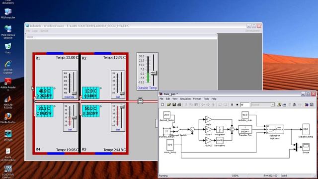 InTouch Matlab PID смотреть онлайн
