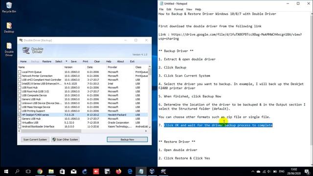 How to Backup & Restore Driver Windows 10/8/7 with Double Driver смотреть онлайн