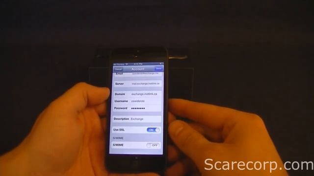 iPhone 5 Exchange Email Setup смотреть онлайн