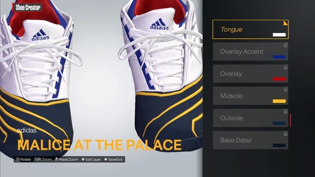2K24 Shoe Creator: adidas T-Mac 2 - Malice at the Palace (Custom) смотреть онлайн